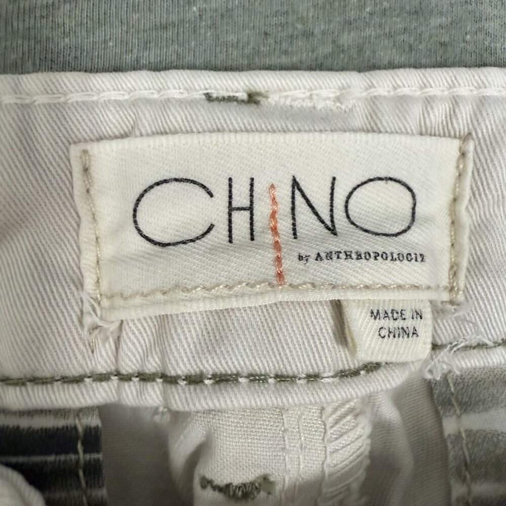 Anthropologie Relaxed Chino Pants Women's Sz 29 - Picture 2 of 7